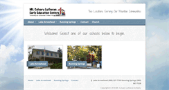 Desktop Screenshot of mclutheranschools.com